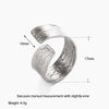Wholesale Geometric Titanium Steel Polished Open Ring Plated With 18K Gold For Women