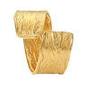 Wholesale Geometric Titanium Steel Polished Open Ring Plated With 18K Gold For Women