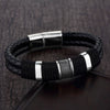 Wholesale Geometric Titanium Steel Woven And Polished Unisex Bracelet