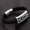 Wholesale Geometric Titanium Steel Woven And Polished Unisex Bracelet