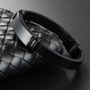 Wholesale Geometric Titanium Steel Woven And Polished Unisex Bracelet