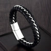 Wholesale Geometric Titanium Steel Woven And Polished Unisex Bracelet
