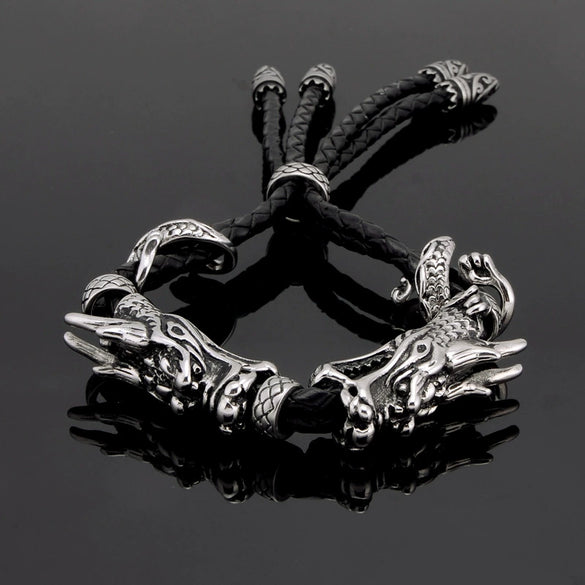 Wholesale Geometric Titanium Steel Woven And Polished Unisex Bracelet