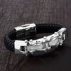 Wholesale Geometric Titanium Steel Woven And Polished Unisex Bracelet