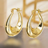 Wholesale Geometric Triangular Copper Earrings With Electroplating For Women