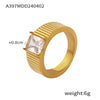 Wholesale Geometric Twist Chain Jewelry 316L Stainless Steel Gold Plated With Diamond Design Sense