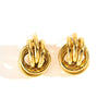 Wholesale Geometric Twist Twist Stud Earrings In Titanium Steel With Matte Texture Hollow Design Retro Elegant Style Electroplated For Women's Fashion