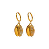 Wholesale Geometric Ushaped Electroplated Titanium Steel Stud Earrings For Women