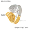 Wholesale Geometric Wide Hollow Stainless Steel Bracelet With 18K Gold Plated Electroplating