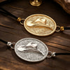 Wholesale Geometric Zinc Alloy Electroplated Cowboy Hat Necklace For Unisex
