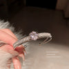 Wholesale Geometric Zircon Copper Bracelet Fashionable And Light Luxury Jewelry