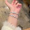Wholesale Geometric Zircon Copper Bracelet With Real Gold Electroplated Simple And Elegant Light Luxury Design