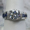Wholesale Geometric Zircon Copper Ring For Women Allmatch Style