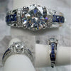 Wholesale Geometric Zircon Copper Ring For Women Allmatch Style