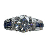 Wholesale Geometric Zircon Copper Ring For Women Allmatch Style