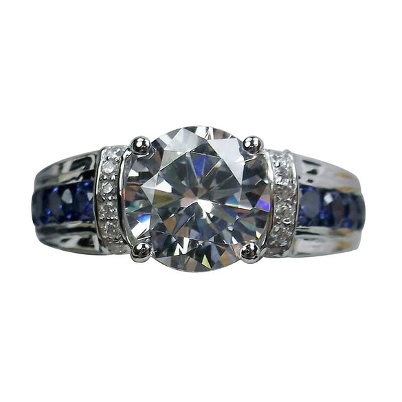 Wholesale Geometric Zircon Copper Ring For Women Allmatch Style