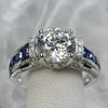 Wholesale Geometric Zircon Copper Ring For Women Allmatch Style