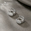 Wholesale Geometric Zircon Earrings Copper Alloy Electroplated For Women
