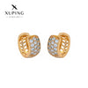 Wholesale Geometric Zircon Earrings Copper Alloy Electroplated For Women