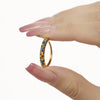 Wholesale Geometric Zircon Ring Stainless Steel 18K Gold Plated Jewelry For Women