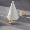 Wholesale Geometric Zirconia 925 Silver Earrings For Women