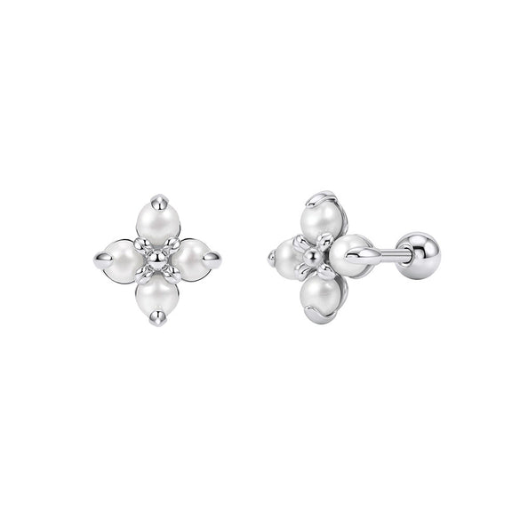 Wholesale Geometric Zirconia 925 Silver Earrings For Women