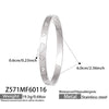 Wholesale Geometric Zirconinlaid Stainless Steel 18K Gold Plated Bracelet Set Accessories