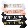 Wholesale Gilded And Bronzing Birthday Shoulder Strap Etiquette Belt Made Of Sardine For Party