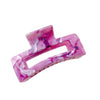 Wholesale Girl Hair Clip Hair Accessories Marble Pattern Plastic Resin Handmade