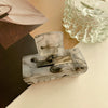 Wholesale Girlish Temperament Hair Clips Acrylic Geometric Plate Handmade Top Clips