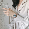 Wholesale Girl's Butterfly Alloy Case Stainless Steel Belt Round Dial Retro Style Bracelet Watch