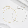 Wholesale Girls Casual S925 Sterling Silver Geometric Anklet