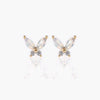 Wholesale Girls Cute Fruit Style Zircon Earrings Made Of Environmental Protection Copper With 925 Silver Needle And Real Gold Plating