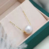 Wholesale Girls Freshwater Pearl Single Bead Pendant Jewelry 925 Silver Natural Round