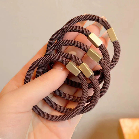 Wholesale Girls Hair Rope Mixed Materials Handmade High Elastic