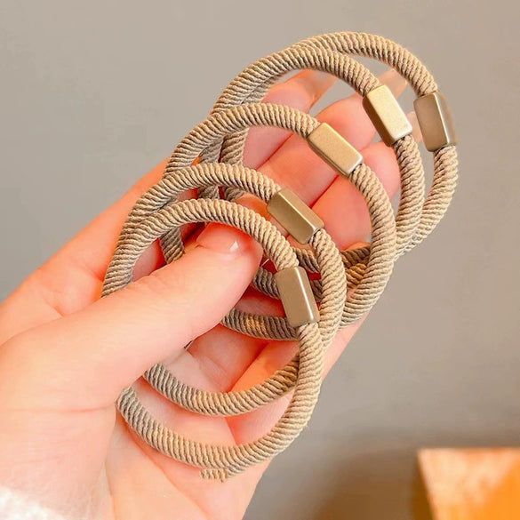 Wholesale Girls Hair Rope Mixed Materials Handmade High Elastic