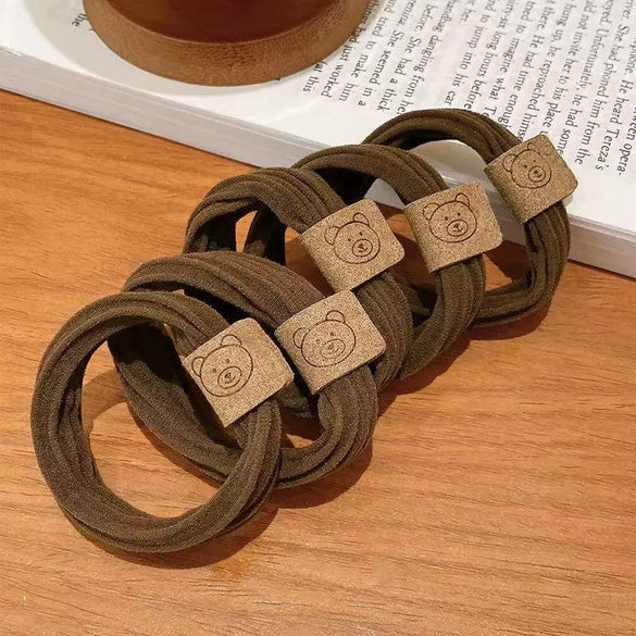 Wholesale Girls Hair Rope Mixed Materials Handmade High Elastic