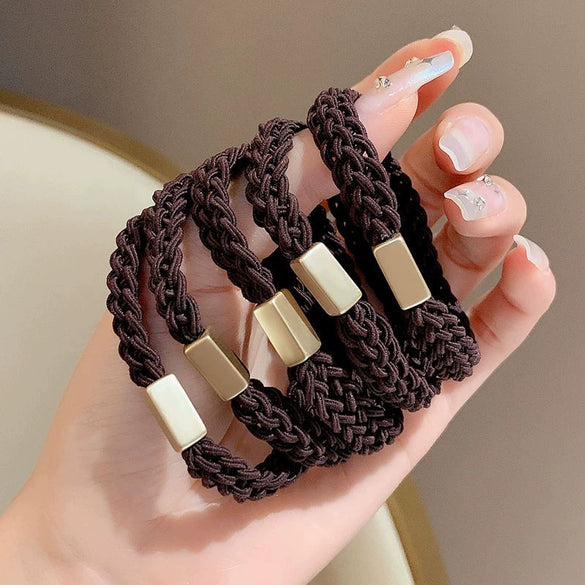 Wholesale Girls Hair Rope Mixed Materials Handmade High Elastic