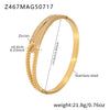 Wholesale Girls Highend 316L Stainless Steel Electroplated Zircon Diamond Bracelet With Mystery Starry And Geometric Style