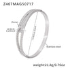 Wholesale Girls Highend 316L Stainless Steel Electroplated Zircon Diamond Bracelet With Mystery Starry And Geometric Style