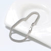 Wholesale Girls Jewelry S925 Sterling Silver Geometric Corn Bracelet Electroplated
