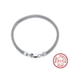Wholesale Girls Jewelry S925 Sterling Silver Geometric Corn Bracelet Electroplated