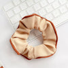 Wholesale Girls' Knitted Cloth Large Intestine Hair Ring In Fourcolor Twill Style
