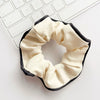Wholesale Girls' Knitted Cloth Large Intestine Hair Ring In Fourcolor Twill Style