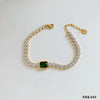 Wholesale Girls Multi Layer Bracelet Suit In Stainless Steel With Geometric Design And Electroplating