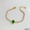 Wholesale Girls Multi Layer Bracelet Suit In Stainless Steel With Geometric Design And Electroplating