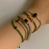 Wholesale Girls Multi Layer Bracelet Suit In Stainless Steel With Geometric Design And Electroplating