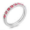 Wholesale Girls Titanium Steel Geometric Style Stacked Ring With Electroplating Treatment