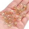 Wholesale Glass And Glaze Natural Style Three Dimensional Medium Hole Cherry Blossom Beaded Jewelry Material For Necklace And Bracelet