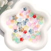 Wholesale Glass And Glaze Natural Style Three Dimensional Medium Hole Cherry Blossom Beaded Jewelry Material For Necklace And Bracelet